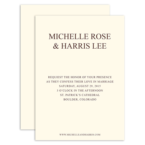 HP Wedding 016 Invite