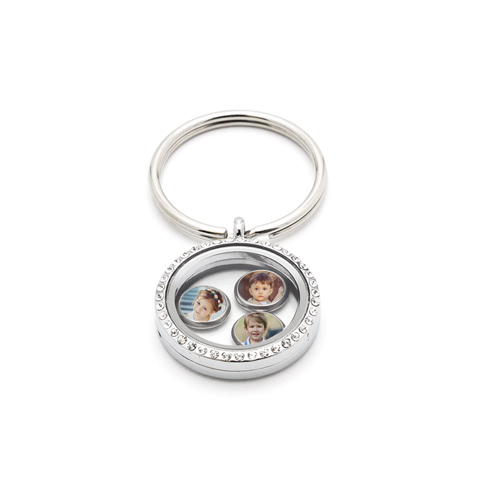 Floating Locket Keychain