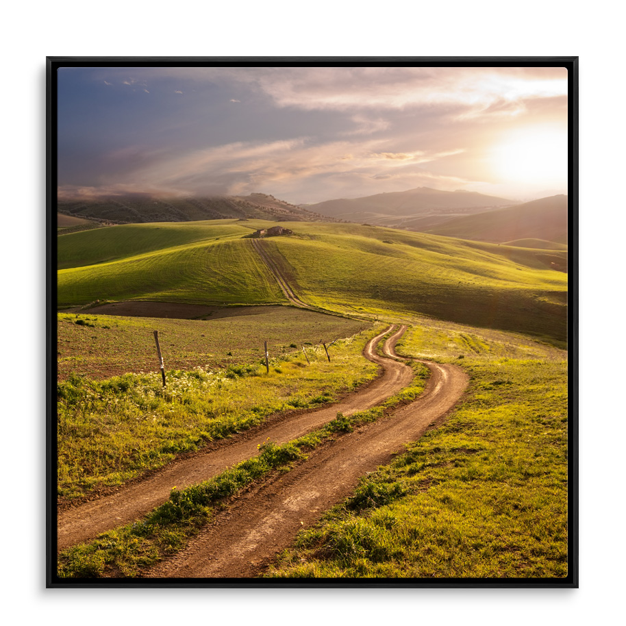 16x16 Framed Metal