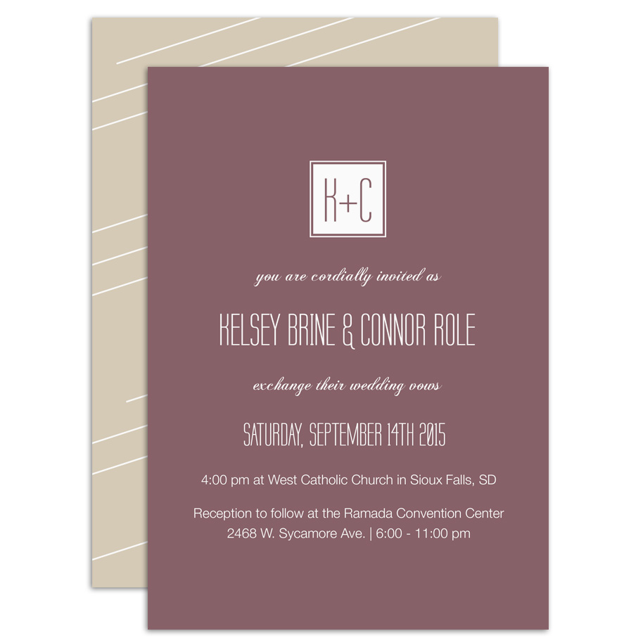 HP Wedding 012 Invite
