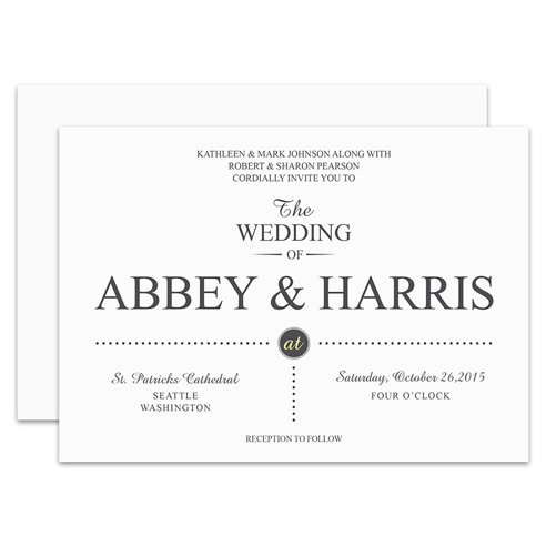 HP Wedding 017 Invite