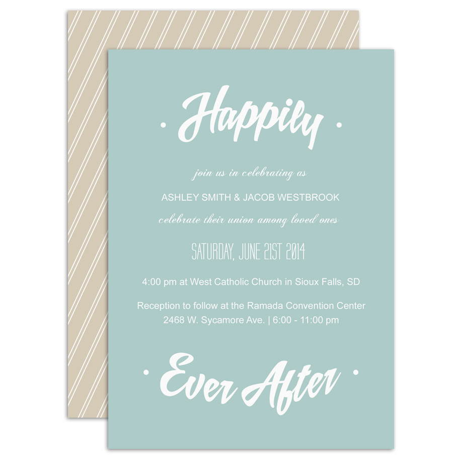 HP Wedding 008 Invite