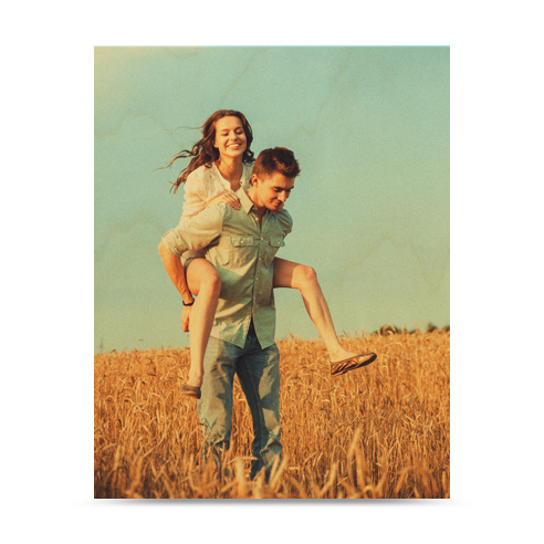 16x20 V Wood Print