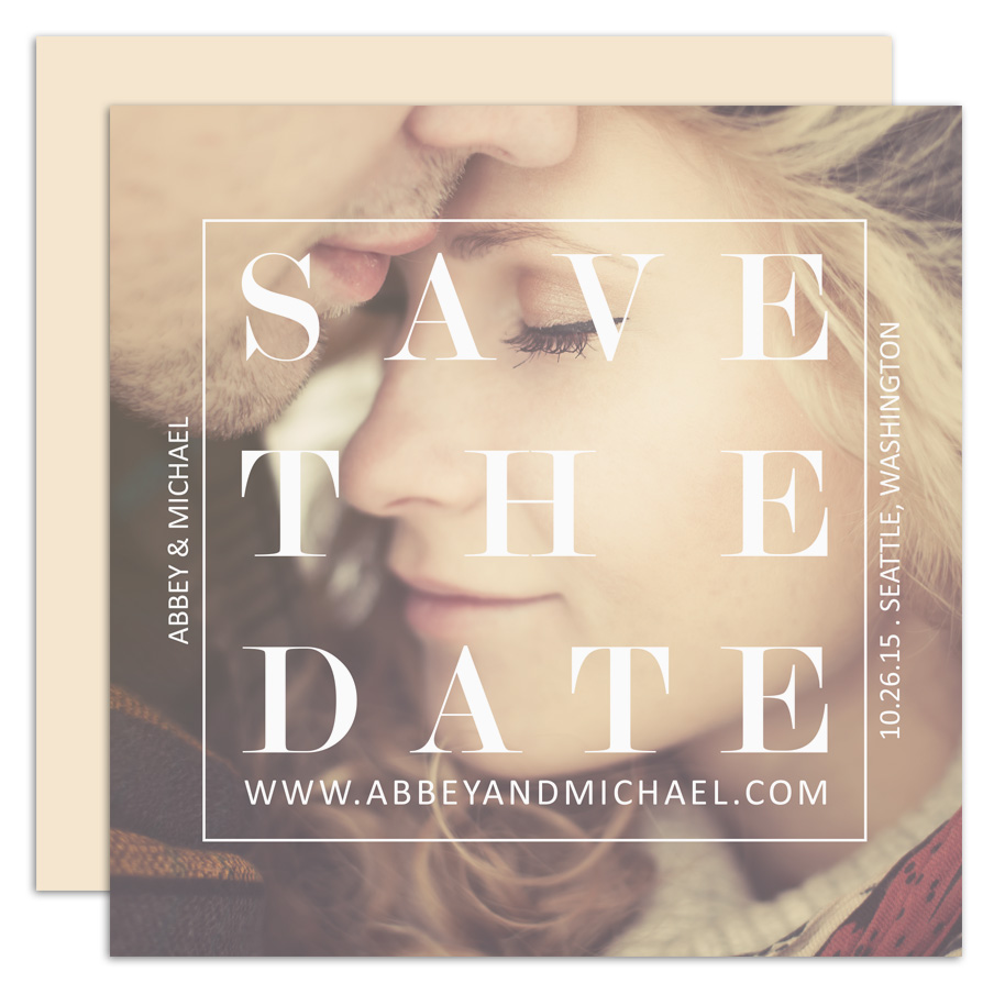 HP Wedding 007 Save the Date